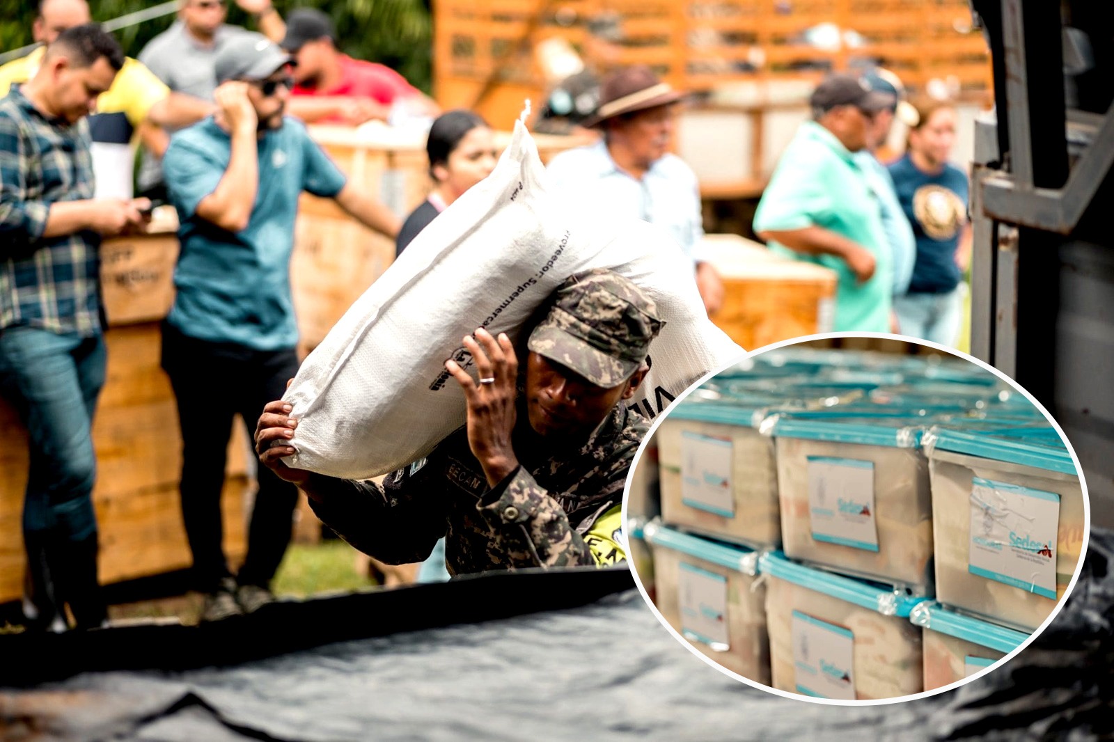 SEDESOL entrega 3,200 sacos de provisiones en Colón y coordina esfuerzos para atender a las comunidades afectadas por la emergencia